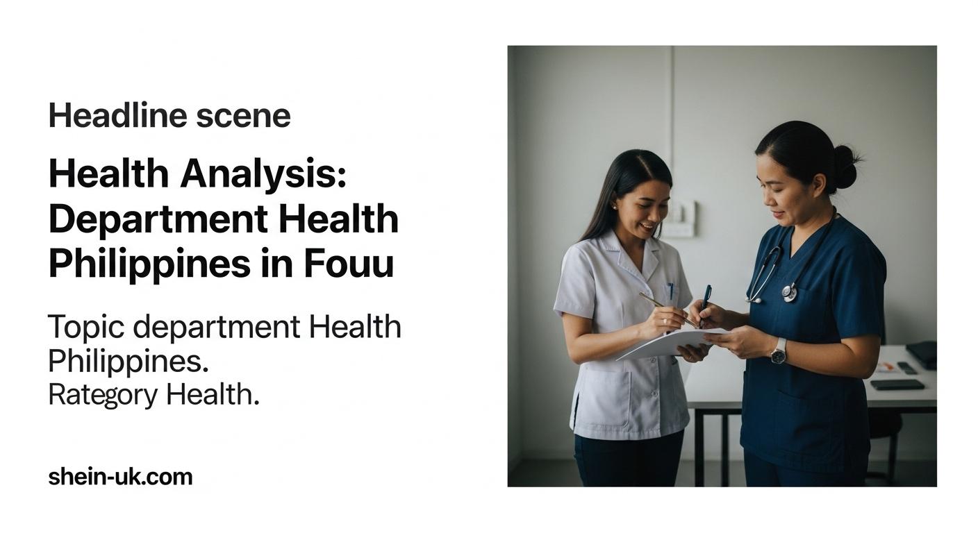 News editor at a desk reviewing health policy charts in a Philippine newsroom