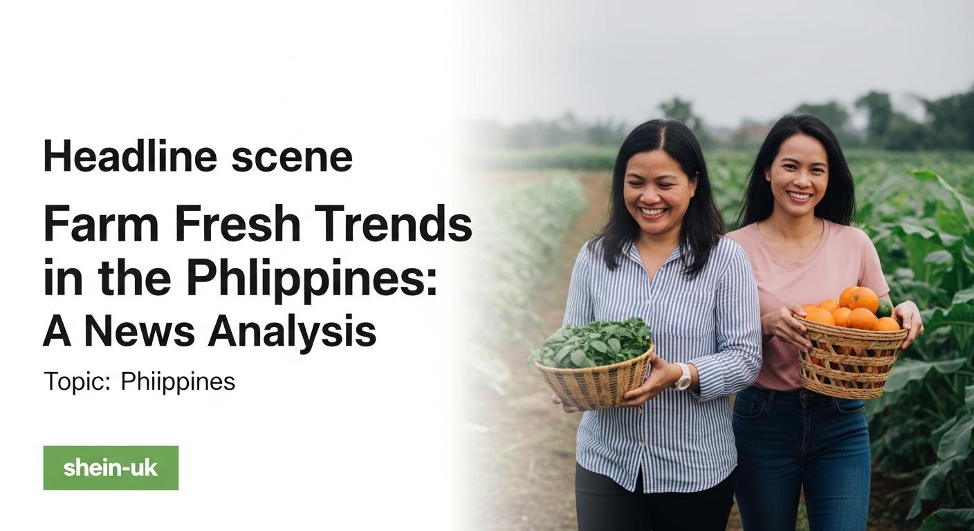 Market stall with farm fresh produce in the Philippines.