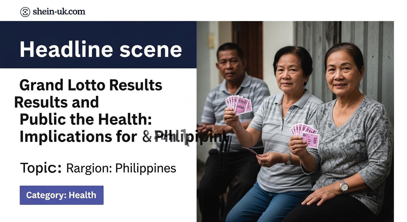 News desk with health-focused analysis of grand lotto results and public well-being in the Philippines.